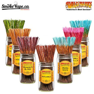 WILDBERRY INCENSE REGULAR 100CT/PACK - ASSORTED FLAVORS
