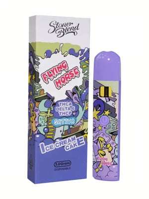 FLYING HORSE THCA/P/D6 STONER BLEND 3GM DISPOSABLE - ICE CREAM CAKE