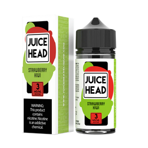 JUICE HEAD E-LIQUID 100ML STRAWBERRY KIWI - 0MG