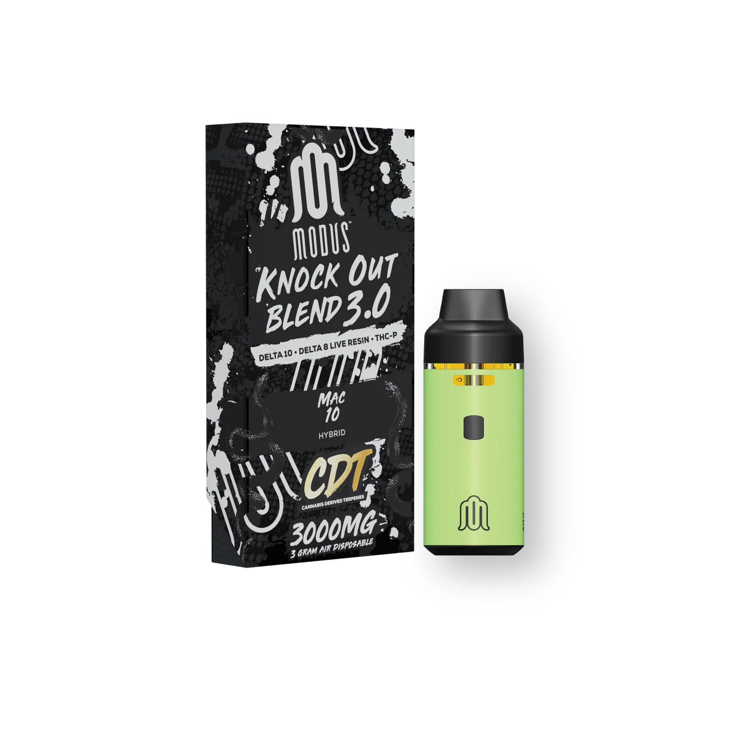MODUS KNOCK OUT 2.0 THCP/D10/D8LR 2GM CARTRIDGE - MAC 10