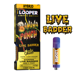 LOOPER DIAMOND LR BADDER HHC/THCP 2GM CARTRIDGE - BANANA PUNCH
