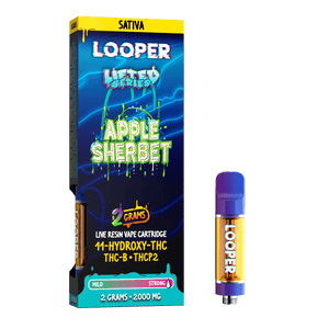 LOOPER LIFTED SERIES THCB/11HYDRO/P2 2GM CARTRIDGE - APPLE SHERBET
