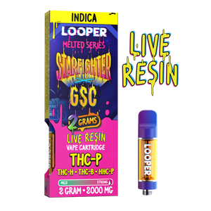 LOOPER MELTED SERIES THCP/D8/HHC LR 2GM DISPOSABLE - STARFIGHTER GSC