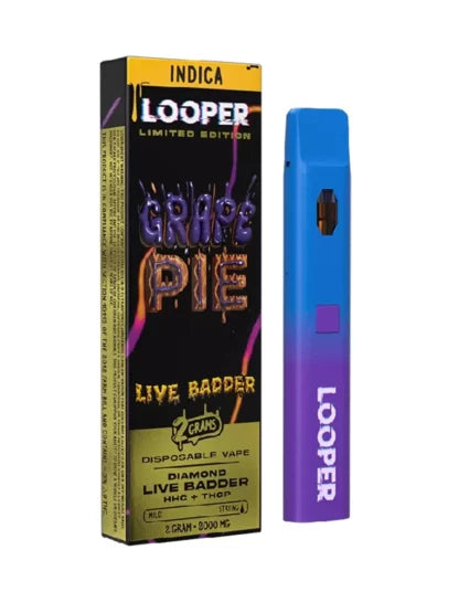 LOOPER DIAMOND LR BADDER HHC/THCP 2GM CARTRIDGE - GRAPE PIE