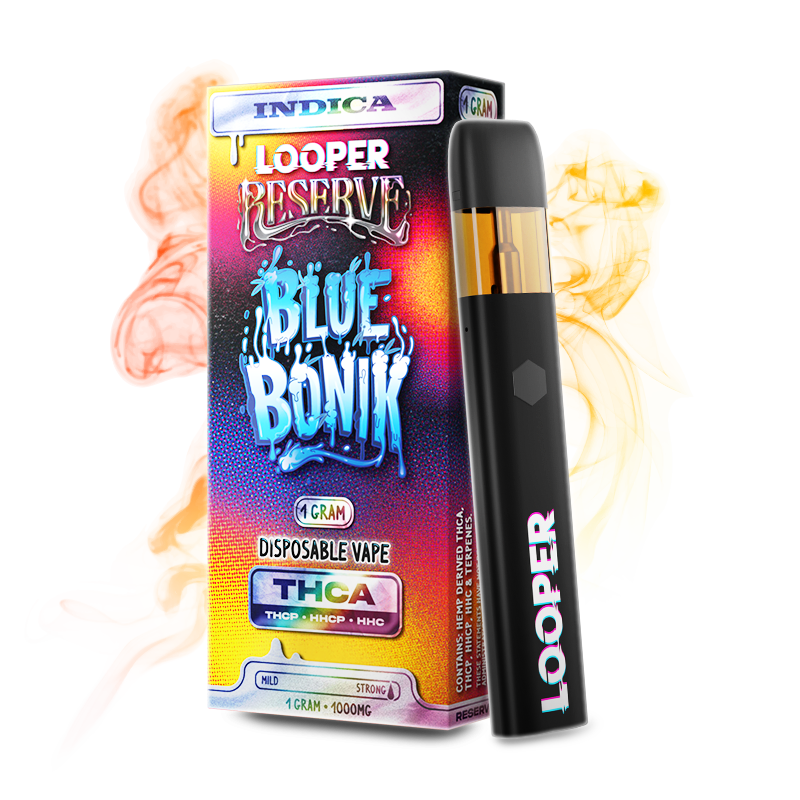 LOOPER RESERVE THCA/P/HHC/D9 1GM DISPOSABLE - BLUE BONIK