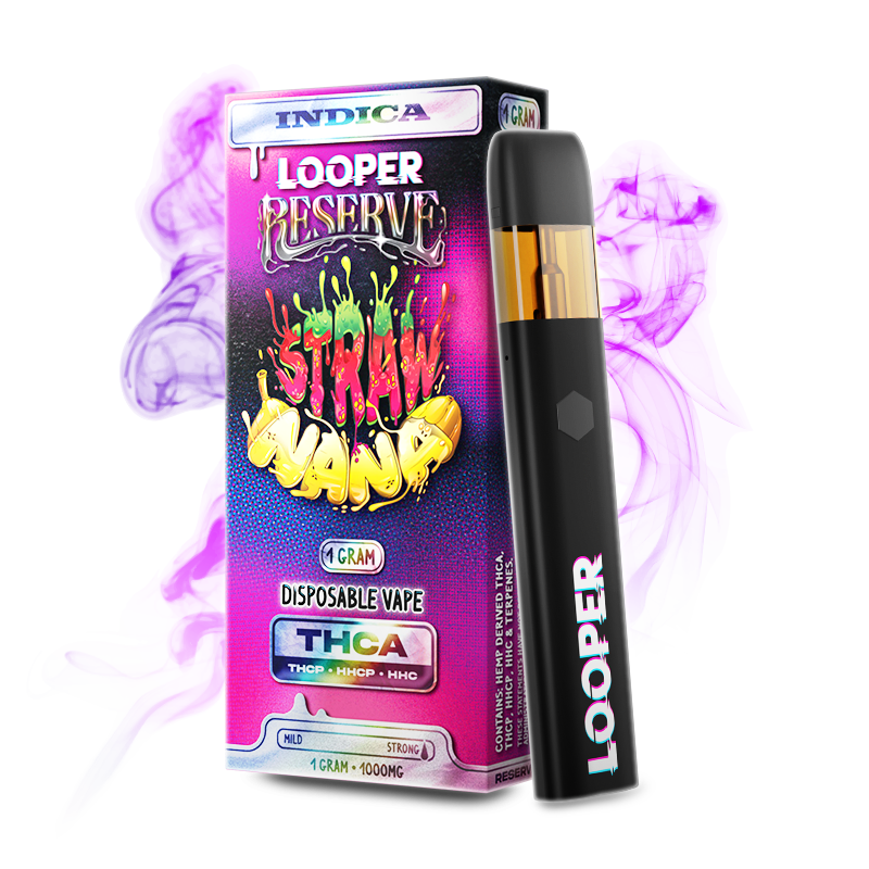 LOOPER RESERVE THCA/P/HHC/D9 1GM DISPOSABLE - STRAW NANA