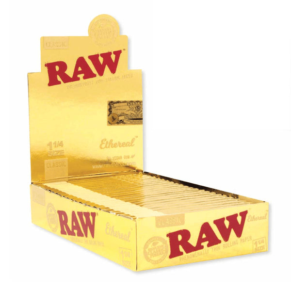 RAW PAPERS CLASSIC ETHEREAL 1 1/4 SIZE LEAVES 50PK 24CT/BOX