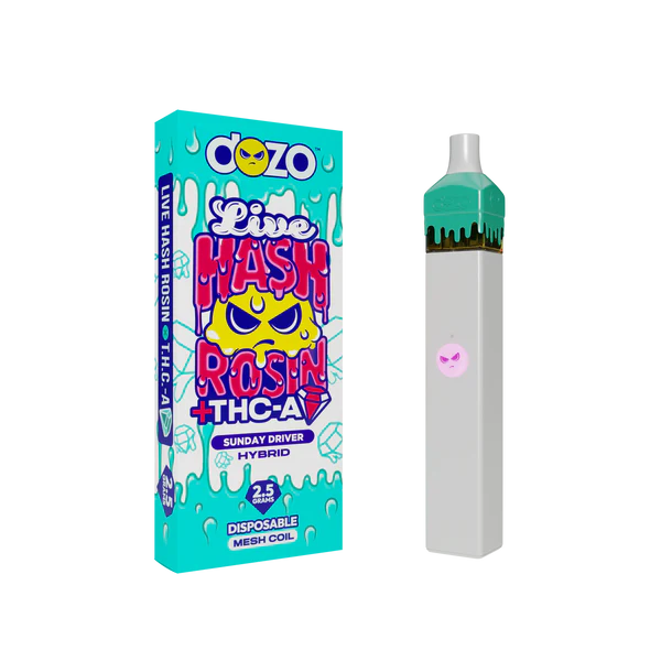 DOZO THC-A/HASH ROSIN 2.5GM DISPOSABLE - SUNDAY DRIVER