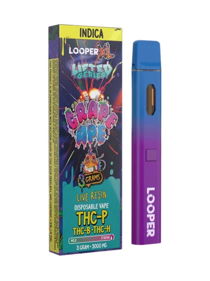 LOOPER XL LIFTED 3GM DISPOSABLE THCH/P/B - GRAPE APE
