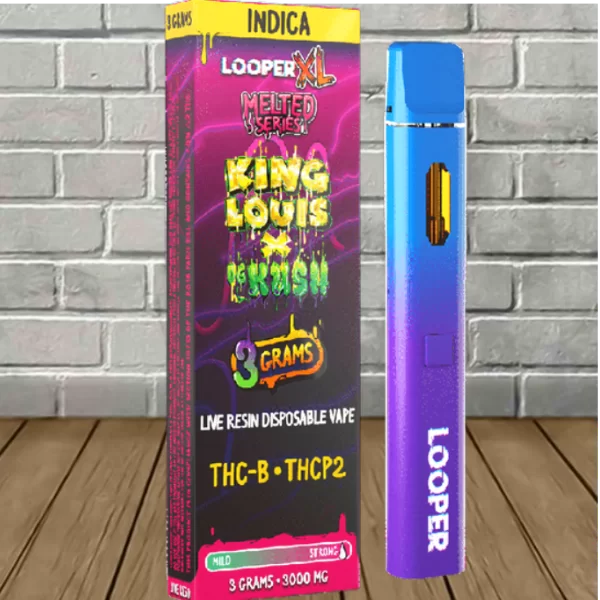 LOOPER XL MELTED THCB/P2 3GM DISPOSABLE - KING LOUIS KUSH