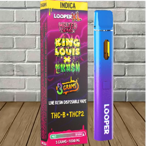 LOOPER XL MELTED THCB/P2 3GM DISPOSABLE - KING LOUIS KUSH