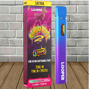LOOPER XL MELTED THC-H/B-P2 3GM DISPOSABLE - MANGO HAZE