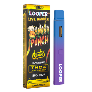 LOOPER LIVE BADDER THCA/HHCP/THCP 3GM DISPOSABLE - BANANA PUNCH