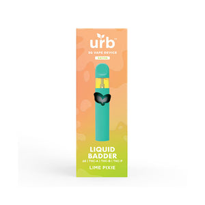 URB LIQUID BADDER D8/THCA/B/P 3GM DISPOSABLE - LIME PIXIE