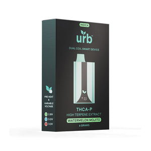 URB THCA-P HIGH TERPENE EXTRACT 6MG DISPOSABLE 6CT/BX- WATERMELON MOJITO