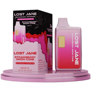 LOST JANE HATTER SAUCE/LIVE ROSIN 3GM DISPOSABLE - STRAWBERRY SNOW CONE