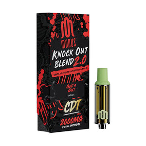 MODUS KNOCK OUT 2.0 THCP/D10/D8LR 2GM CARTRIDGE - GOD'S GIFT