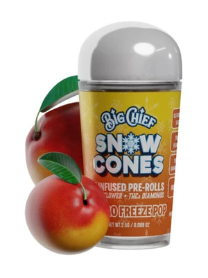 BIG CHIEF THCA FLOWER/DIAMONDS PREROLL 5CT/JAR