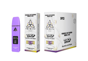TRINITY KNOCK OUT XXL D8/HHC/THCP 3.5GM DISPOSABLE - BLACK TRUFFLE