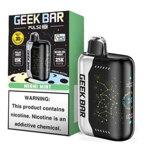 GEEKBAR PULSE 18ML 25000PUFFS DISPOSABLE 5CT/BOX - MIAMI MINT