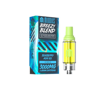 MODUS BREEZY BLEND D8/THC-P 7.5GM DISPOSABLE-BLUEBERRY ACAI ICE