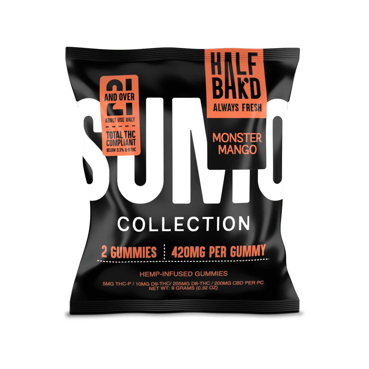 HALF BAK'D SUMO GUMMIES MONSTER MANGO