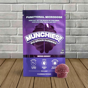MUNCHIES MICRODOSE D9/THC GUMMIES 8CT/BOX
