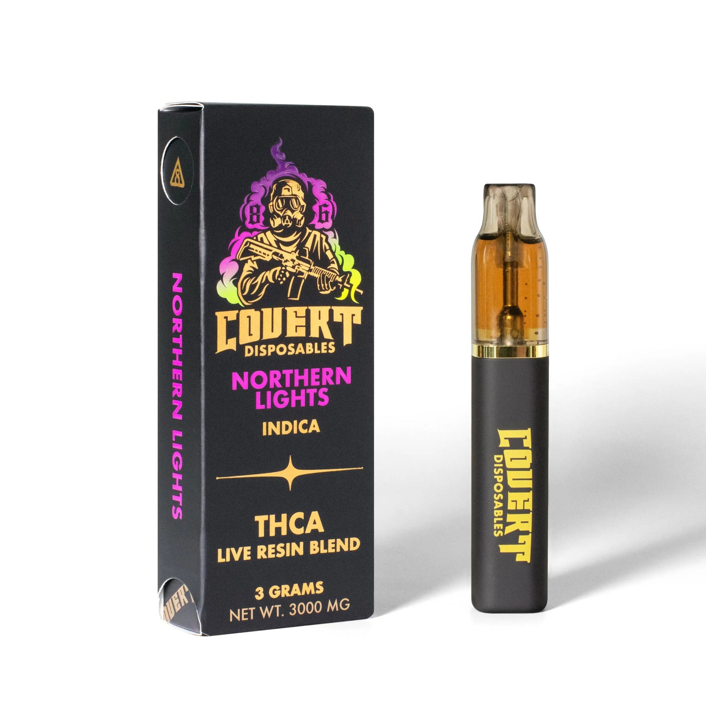 DOOZY EXTRACTS THCA+THCP LIVE RESIN 8GM DISPOSABLE 5CT/BX - PURPLE NORTHERN LIGHTS