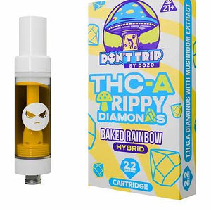 DOZO THC-A TRIPPY DIAMONDS 2.2GM CARTRIDGE - BAKED RAINBOW