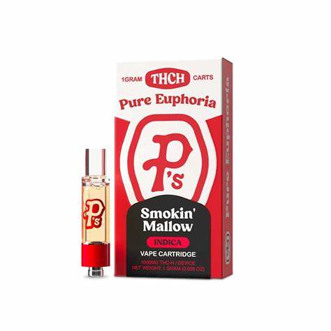 PURE EUPHORIA THC-H 1GM VAPE CARTRIDGE - SMOKIN MALLOW