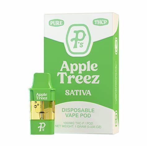 PURE P'S THCP 1GM DISPOSABLE - APPLE TREEZ