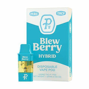 PURE P'S THCP 1GM DISPOSABLE - BLEW BERRY
