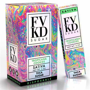 FVKD EXOTICS THCA SUGAR 3.5GM DISPOSABLE - TROPICANA COOKIES