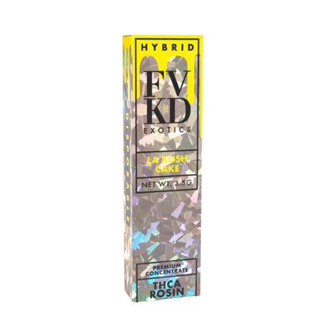 FVKD EXOTICS THCA ROSIN 3.5GM DISPOSABLE - LA KUSH CAKE