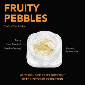 VOODOO EXOTIX THCA/LR 3000MG DISPSOABLE - FRUITY PEBBLES