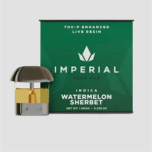 IMPERIAL THC-P LIVE RESIN 1GM DISPOSABLE VAPE POD- WATERMELON SHERBET
