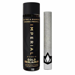 IMPERIAL THC-A DIAMON LOADED PRE-ROLL 2GM - GOLD BENJAMIN
