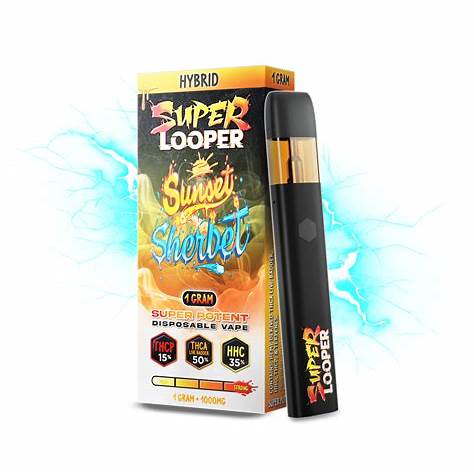 LOOPER SUPER THCA/P/HHC 1GM DISPOSABLE - SUNSET SHERBET