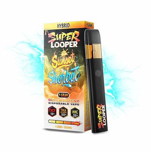 LOOPER SUPER THCA/P/HHC 1GM DISPOSABLE - SUNSET SHERBET