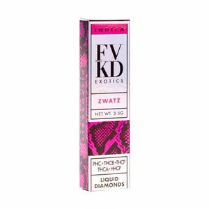 FVKD EXOTICS LIQUID DIAMONDS 3.5GM DISPOSABLE - GREEN CRACK