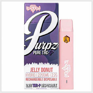 EXODUS PURPZ PURE THC-P 2.2G DISPOSABLE - JELLY DONUT