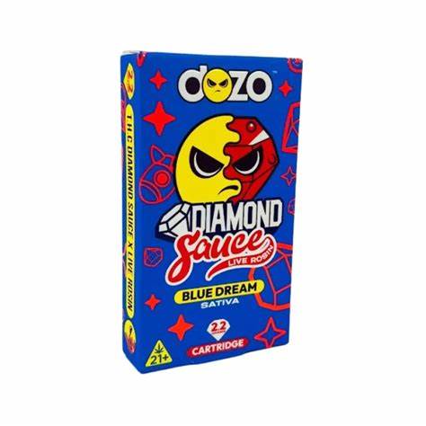 DOZO DIAMOND SAUCE 2.2GM CARTRIDGE - BLUE DREAM