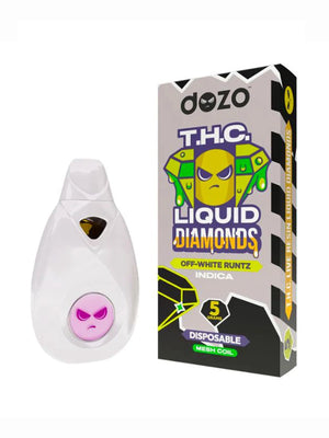 DOZO DON'T TRIP MUSHROOM 5GM DISPOSABLE - OFF-WHITE RUNTZ