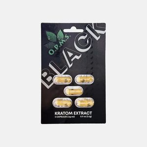 OPMS KRATOM BLACK 5CT 10PACK/