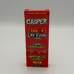 CASPER THC-P LIVE ROSIN MINI 1GM DISPOSABLE - WATERMELON ZKITTLES