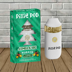 PIXIE DUST POD WINTER EDITION THC-P BLACK DIAMOND 4ML KIT - JINGLE OG