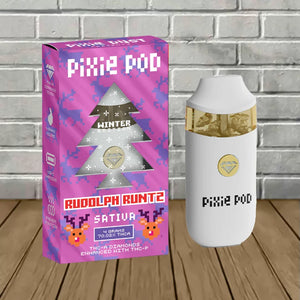 PIXIE DUST POD WINTER EDITION THC-P BLACK DIAMOND 4ML KIT - RUDOLPH RUNTZ