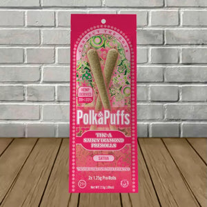 POLKAPUFFS THC-A SAUCY DIAMOND PRE-ROLLS 10CT/BOX-