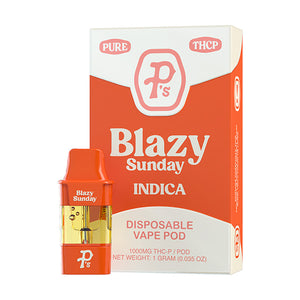 PURE P'S THCP 1GM CARTRIDGE - BLAZY SUNDAY