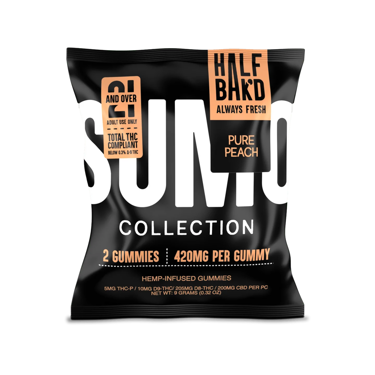 HALF BAK'D SUMO GUMMIES PURE PEACH